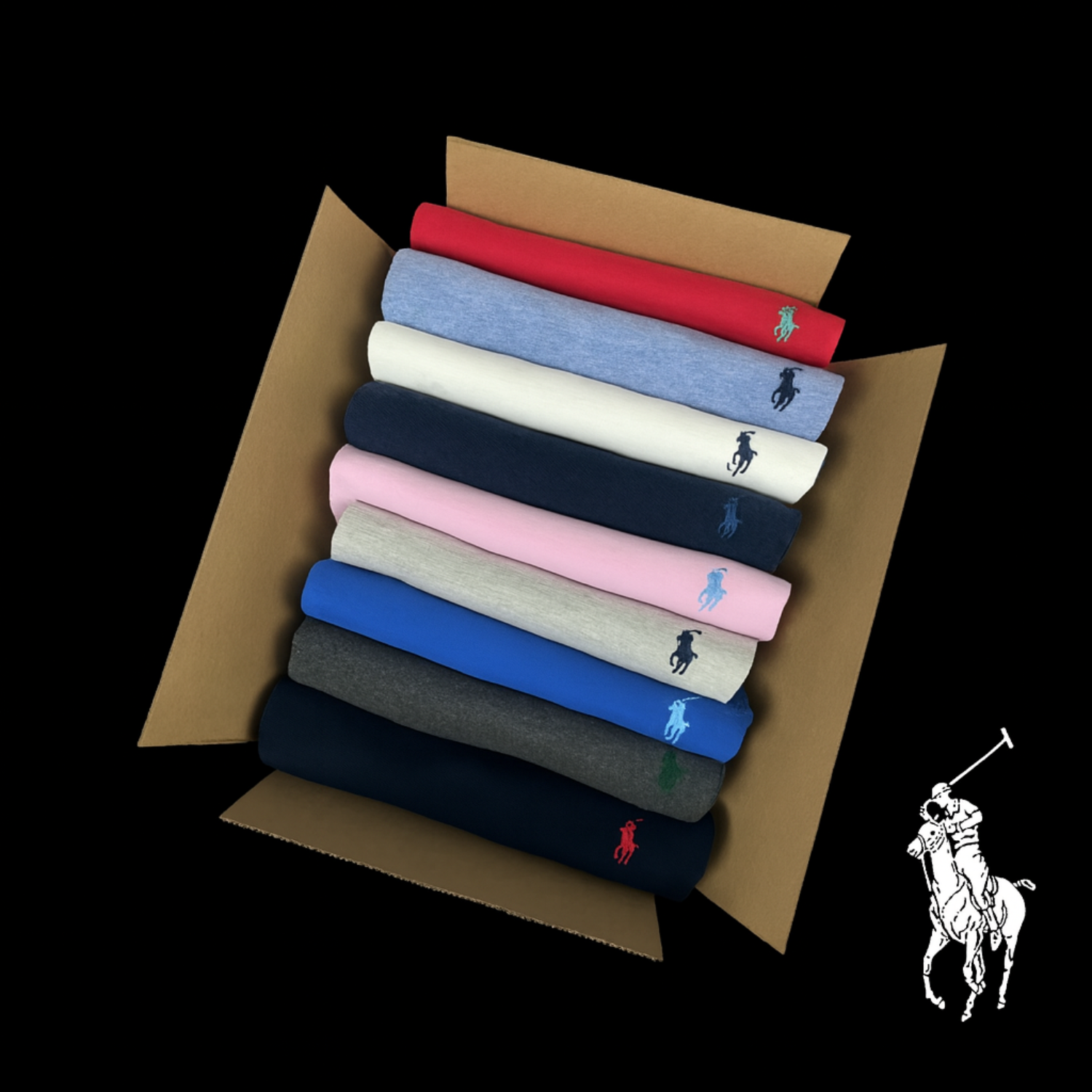 RALPH LAUREN T-SHIRT VINTAGE BOX (10 SHIRTS) SUPPLIER