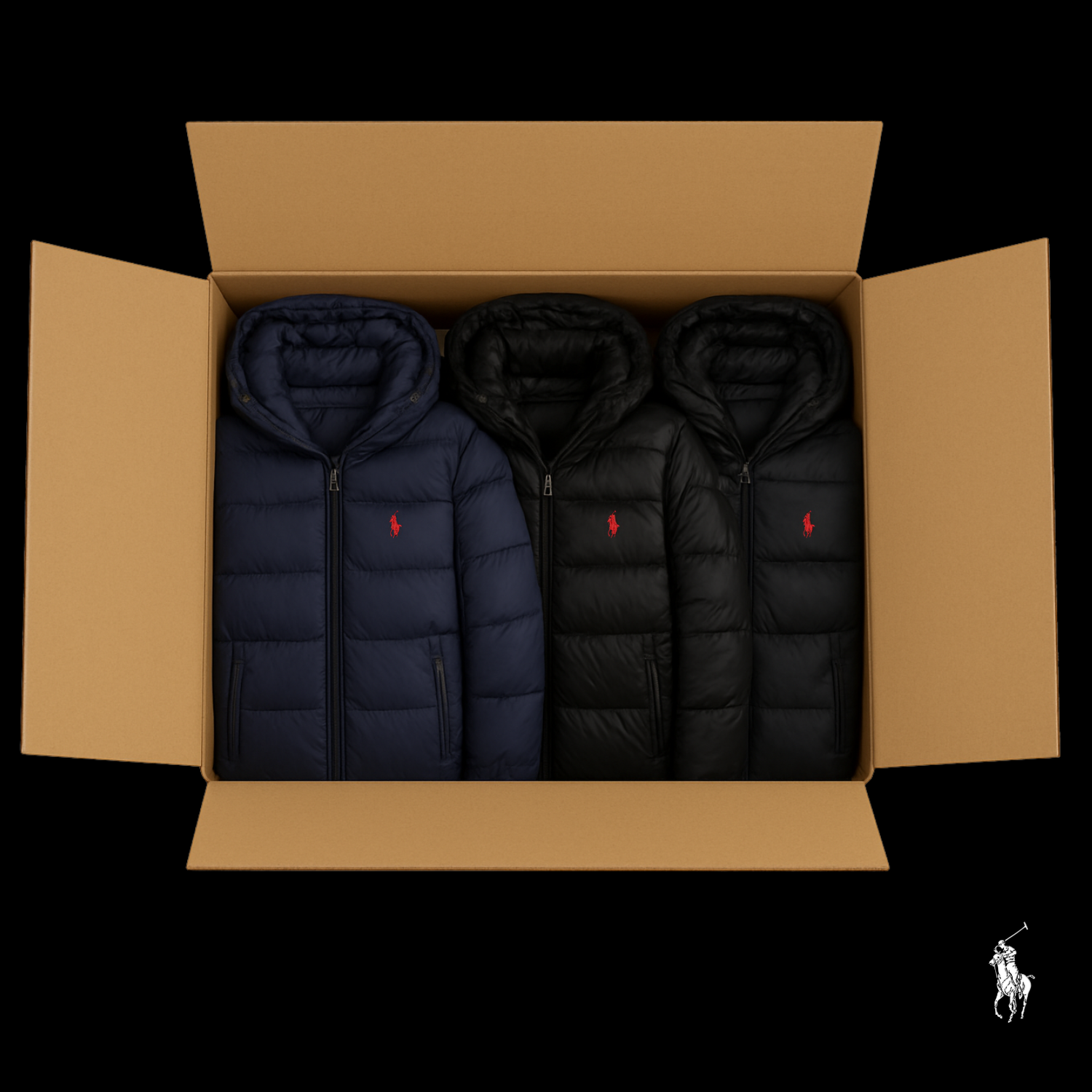 POLO RALPH LAUREN PUFFER BOX (3 PUFFERS) SUPPLIER